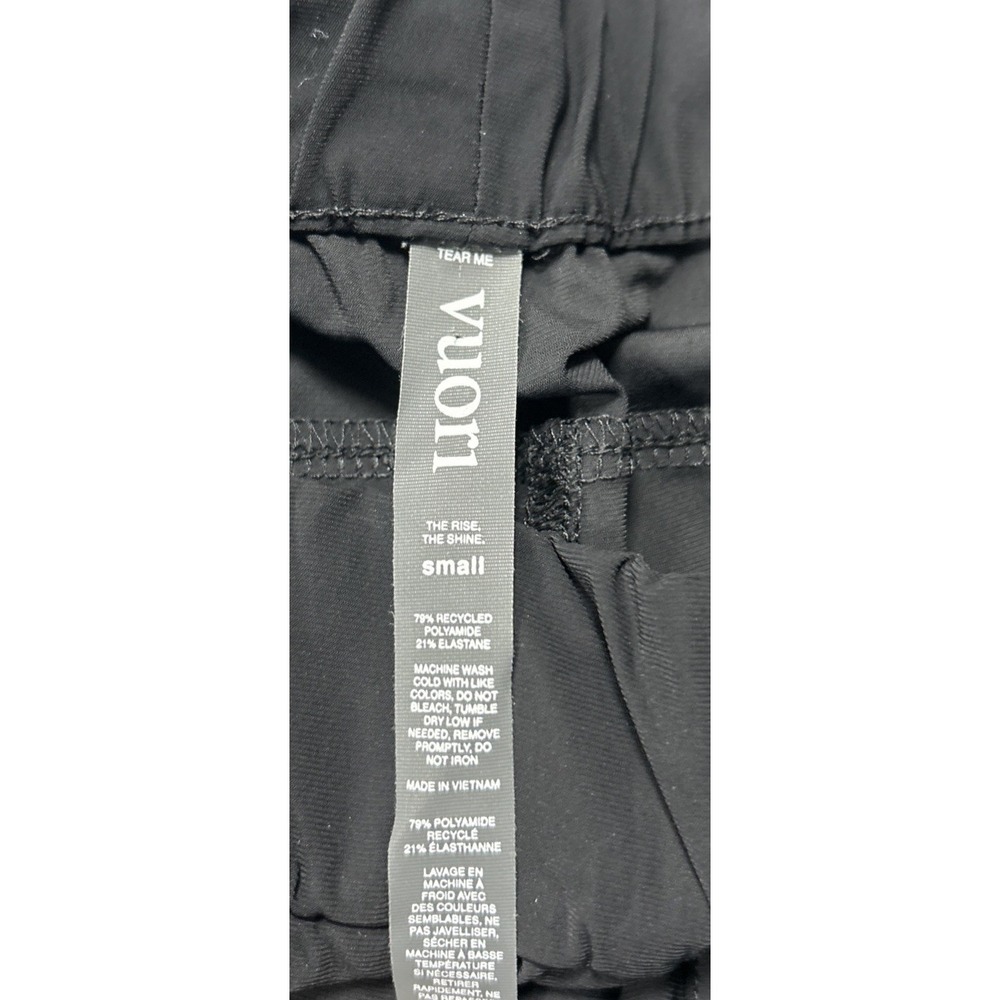 Vuori Women's Size Small Miles Ankle Pant Performance Stretch Black VW404 - Picture 5 of 9